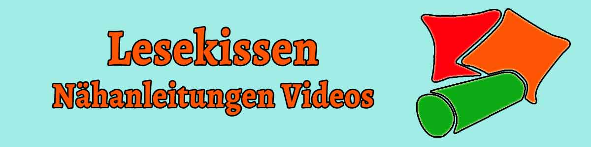 Lesekissen Nähanleitungen und Videos